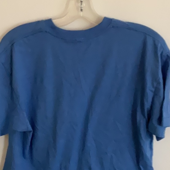 Blue Graphic Tee with Tree Design - Picture 2 of 3